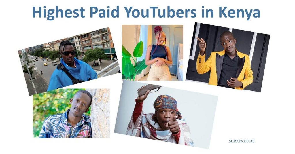 Highest Paid YouTubers in Kenya