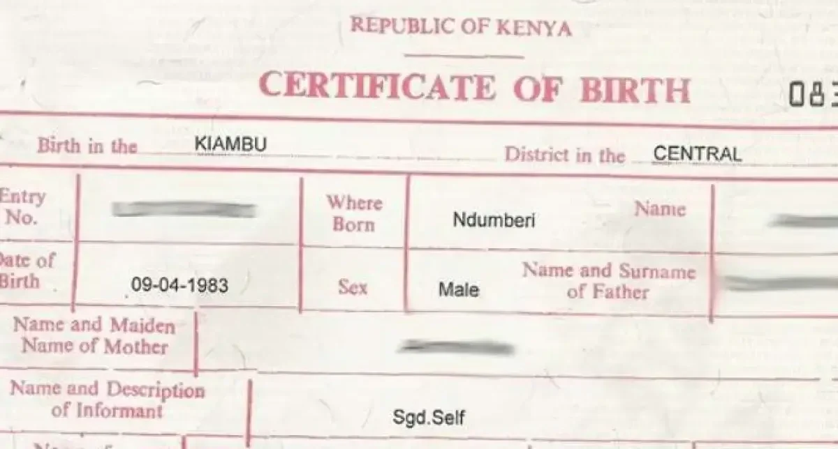 Process of Replacement of Birth Certificate in Kenya Suraya Process of Replacement of Birth Certificate in Kenya Suraya